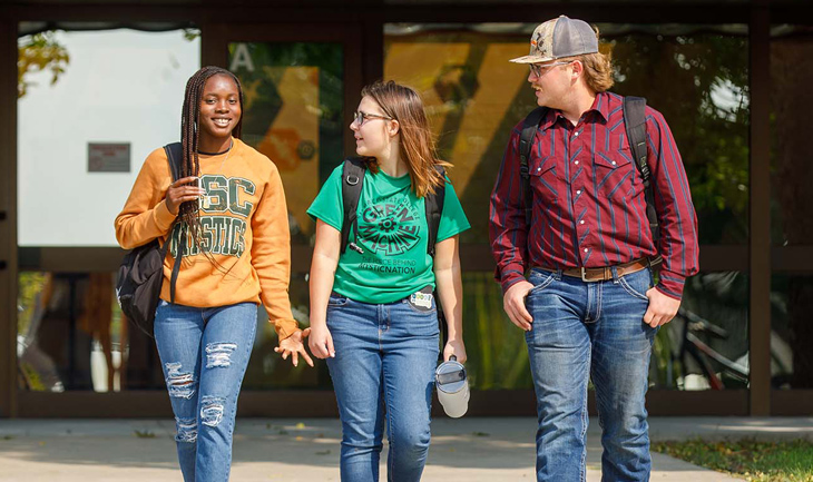 Bismarck State College students