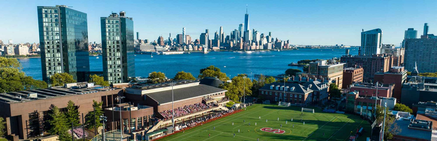 New York downtown view from Stevens Institute of Technology