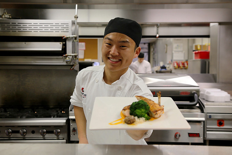 Fox Valley Technical College culinary student